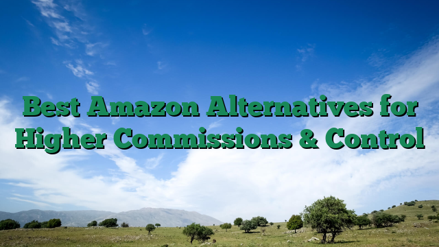 Best Amazon Alternatives for Higher Commissions & Control