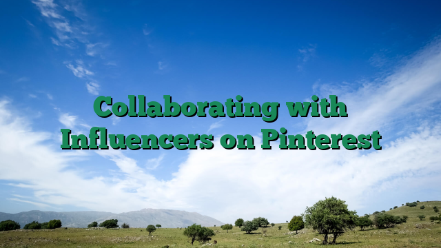 Collaborating with Influencers on Pinterest