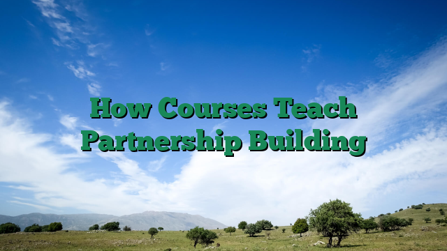 How Courses Teach Partnership Building