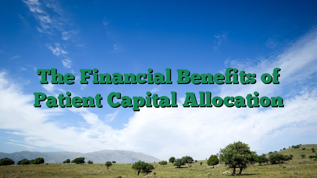 The Financial Benefits of Patient Capital Allocation