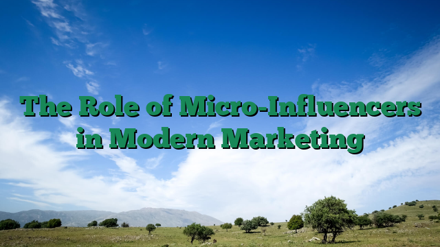 The Role of Micro-Influencers in Modern Marketing