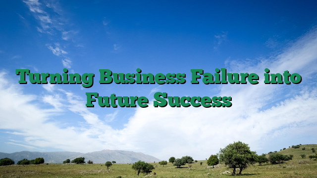 Turning Business Failure into Future Success